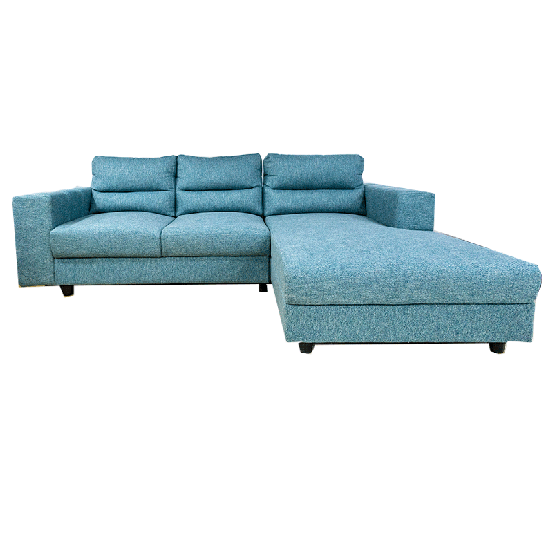 [63707] 63707 SOFA 3 SEATER L SHAPE - TURQUOISE GREEN