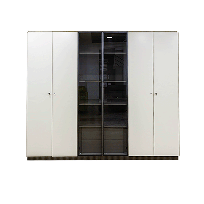68224 6D WARROBE 1083 INSIDE LED HANGER, 2 DRAWER CABINET 