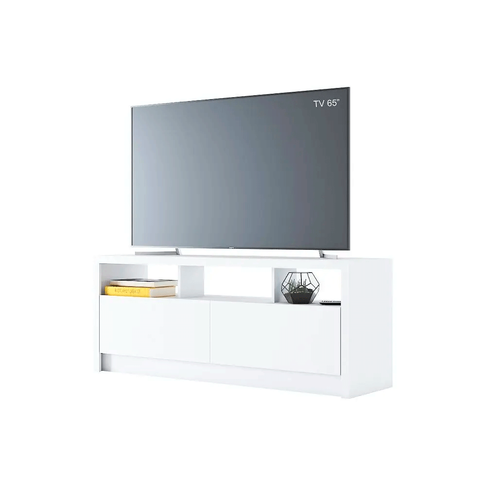 51544 MIDST TV CABINET 150 CM. WT PB WITH MELAMINE FINISHED 