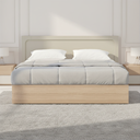 66566 MELBOURNE BED 5 FT. SS/LO15 PB WITH FOIL FINISHED 