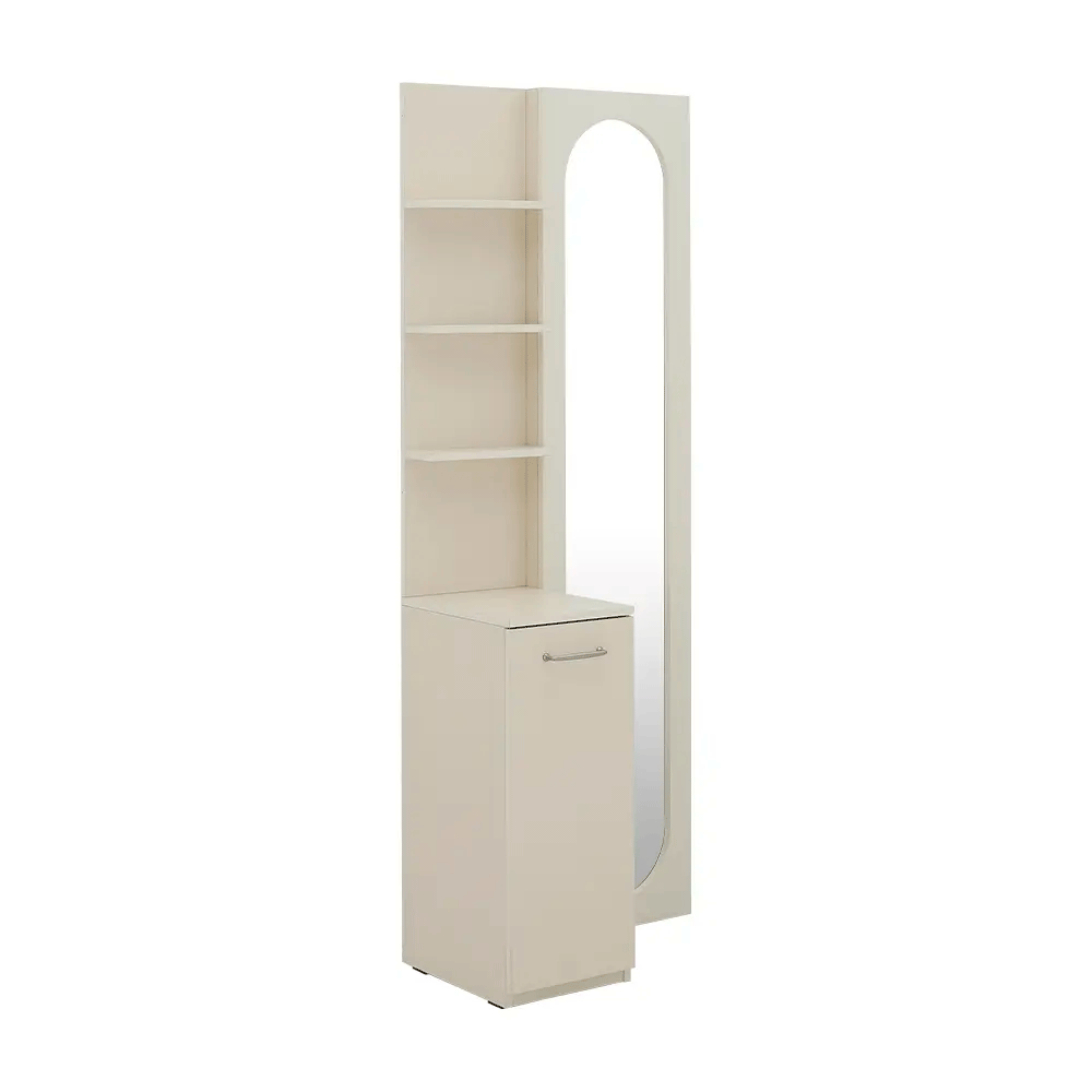 66573 FLORENCE DRESSING TABLE 70CM IV PB WITH FOIL FINISHED 