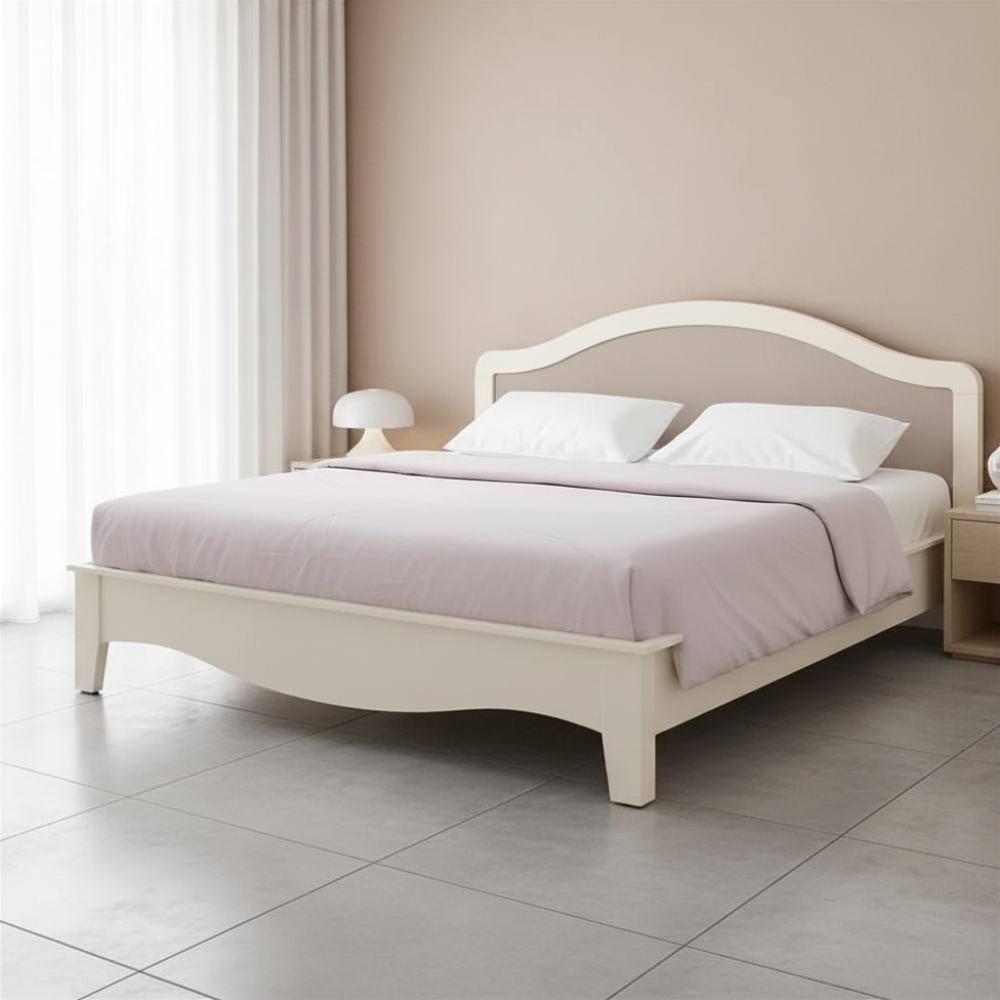 [66575] 66575 FLORENCE BED 6 FT. IV/FBW PB WITH FOIL FINISHED 