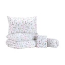 66580 BOG-BLOSSOM KING BEDDING 6PCS/SET CR 100% POLYESTER 