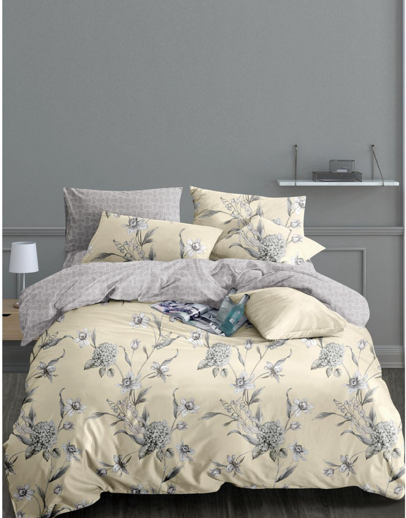 66581 CHARM QUEEN BEDDING 6PCS/SET CR 100% POLYESTER 