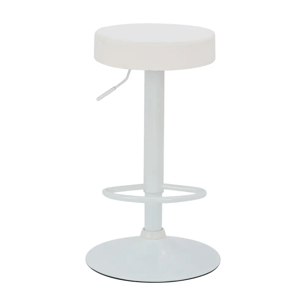 66586 FUNKY BAR STOOL WT PVC SEAT WITH POWDER COATED+GASLIFT 