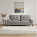 45423 LAMONA FABRIC SOFA 3/S DGY