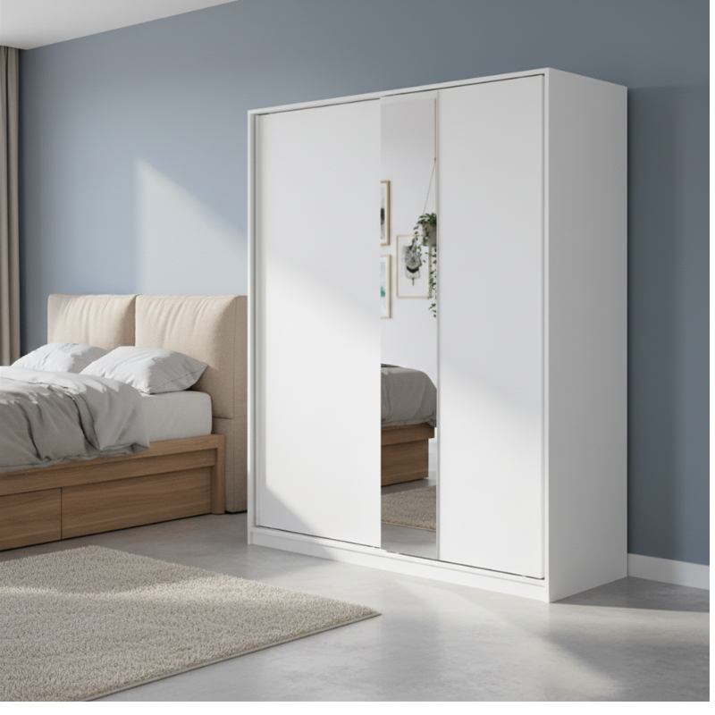 41375 VITO WARDROBE SLIDE 160CM. WT 