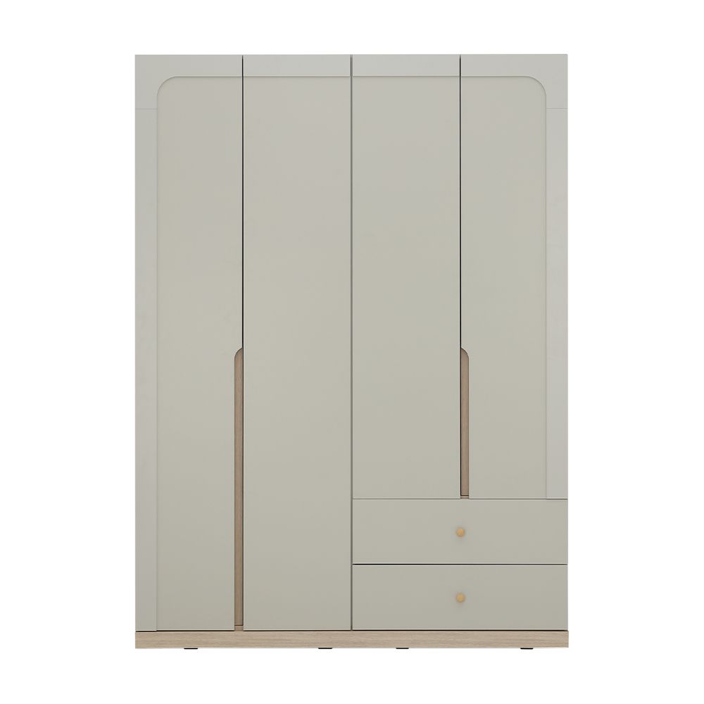 68445 MELBOURNE 4 DR WARDROBE SS/LO15 PB WITH POIL FINISHED