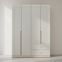 68445 MELBOURNE 4 DR WARDROBE SS/LO15 PB WITH POIL FINISHED