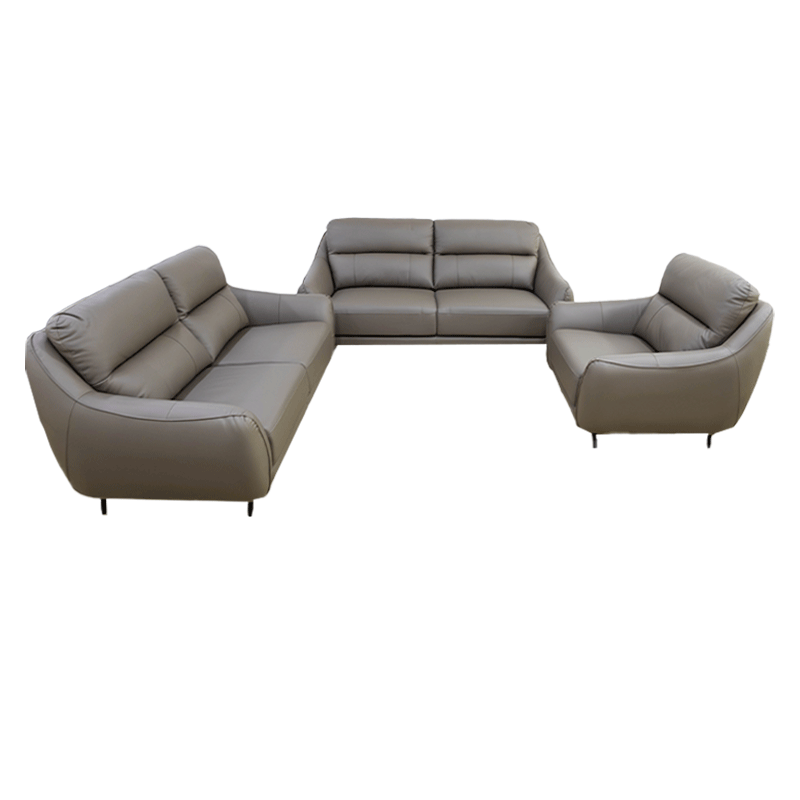 68215 COW LEATHER/ PVC, FIX SOFA #182 BROWN  (1-Seater)