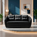 40935 MAX PVC 3/S SOFA BK