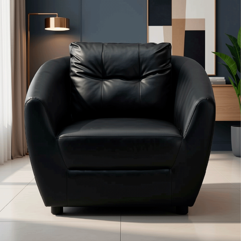 [42482] 42482 MAX PVC 1/S SOFA BK 95X80X86CM