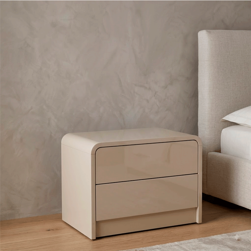 45446 NIGHTSTAND 1100 - 9003 GREY GLOSSY 