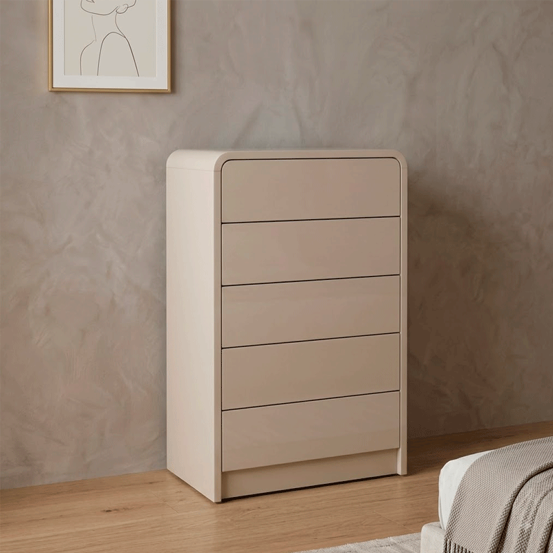 45449 CHEST DRAWER 1100 - 9003 GREY GLOSSY 