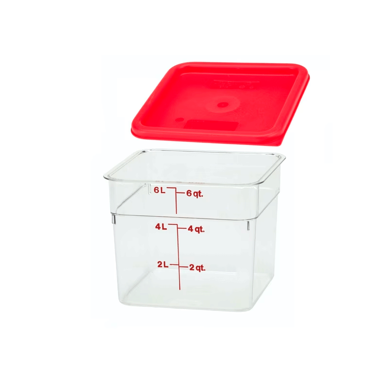 10417 CAMBRO 6 QT STORAGE CONTAINER WITH LID