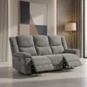 68459 FULL FABRIC, 5 ELECTRIC RECLINER SOFA 3EE G735-29A