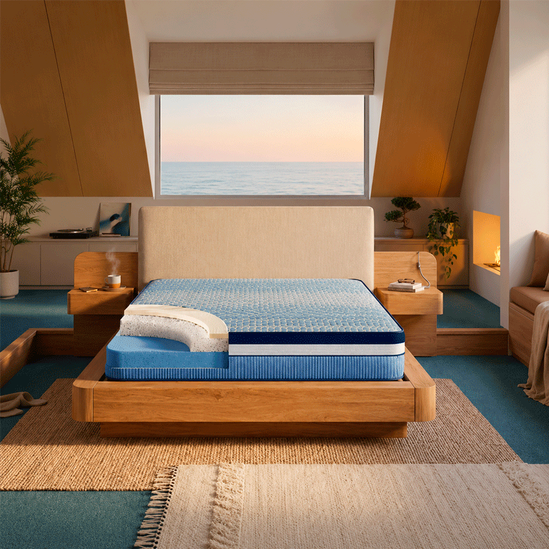 91536 DUROPEDIC AIRBOOST 3.6 MATTRESS-1LAKH +ADAPTIVE FIBERS AND ORTHO SUPPORT 78''X60''X6''
