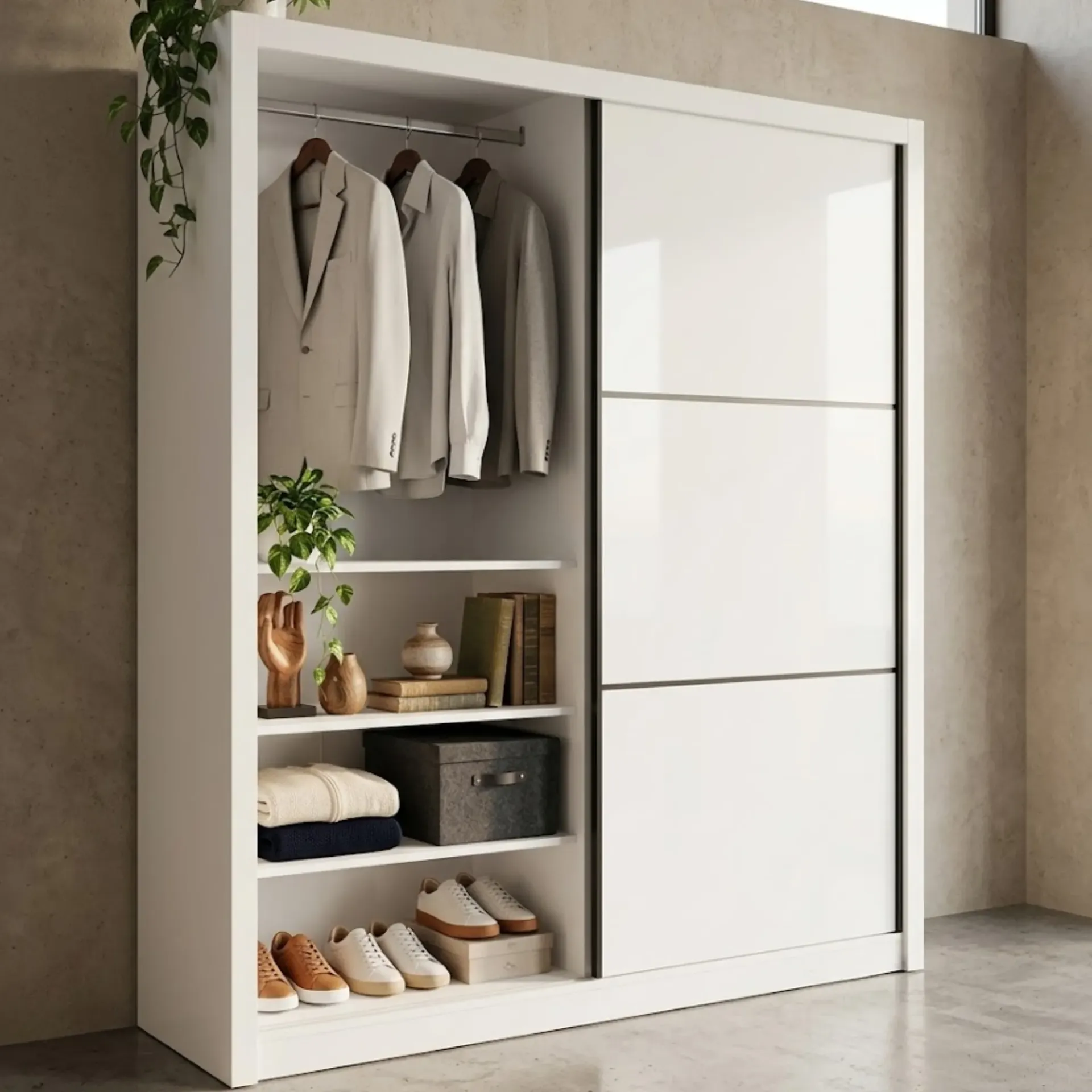 30251 WARDROBE SLIDING DOOR 1200X1800X500MM MARC