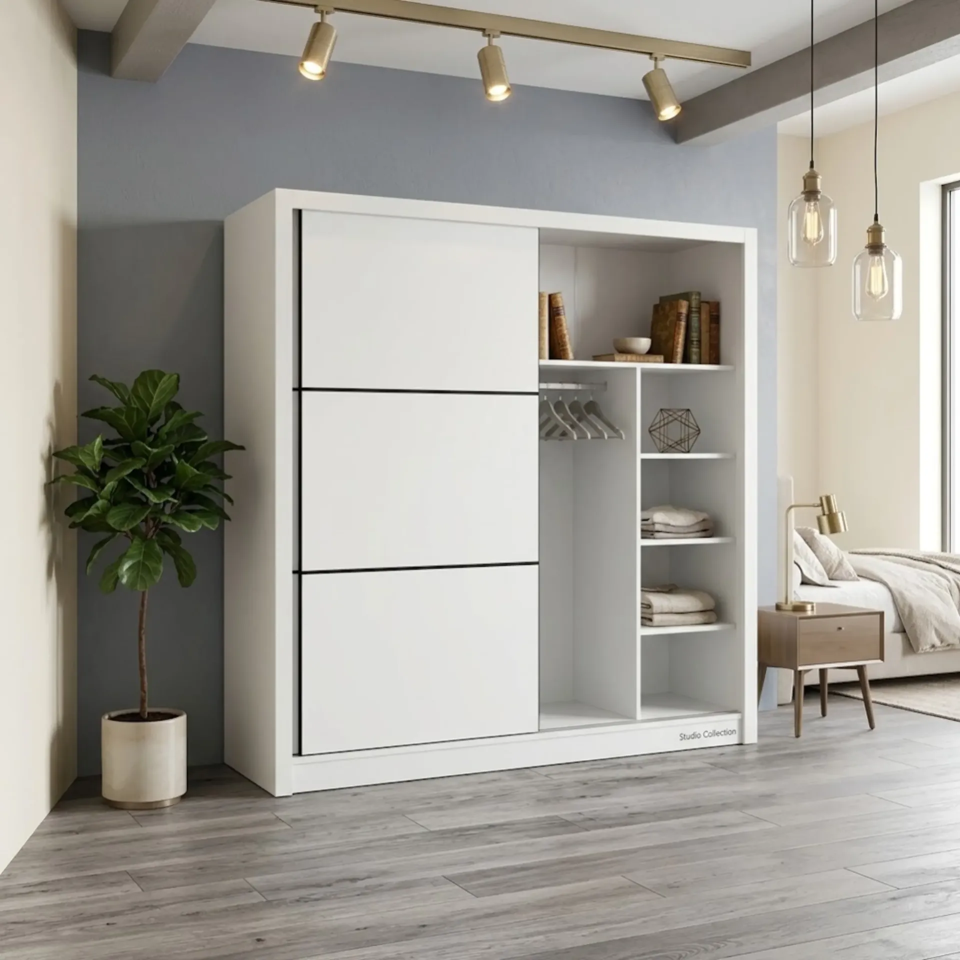 30254 WARDROBE SLIDING DOOR 1800X2000X500MM MARC