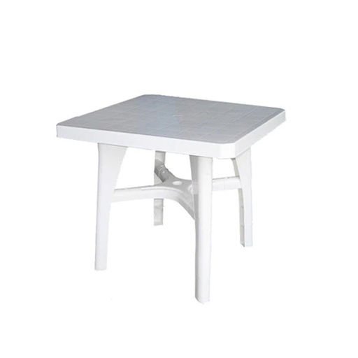 [18945] 18945 PLASTIC TABLE 80 x 80cm WHITE RIBALTO ART1015W SCAB