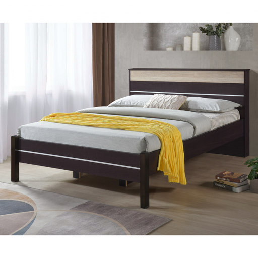 [19050] 19050 BED 4' FT GV MA104BD 120X190CM 1/3 WENGE / SAN REMO