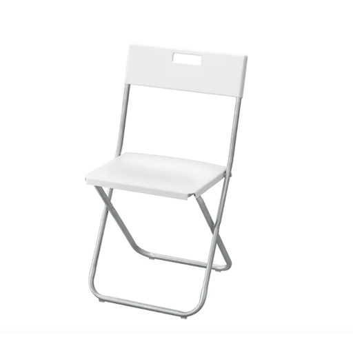 [19149] 19149 WHITE FOLDING CHAIR 60217799