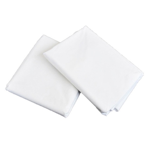 [24069] 24069 BED SHEET PLAIN WHITE 180 x 270cm CANASIN