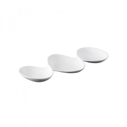 [30148] 30148 WILMAX DIVIDED DISH 14.5"/37CM 3X18CTN WL-992416