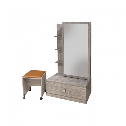[31175] 31175 DRESSING TABLE & STOOL VTF DS04(ST) WITH MIRROR H1550XL800XD400MM