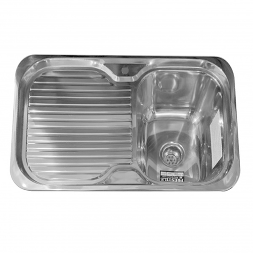 [33513] 33513 SINK S/STEEL AH1001BW 800X480X180 MM W/WASTE PLUG