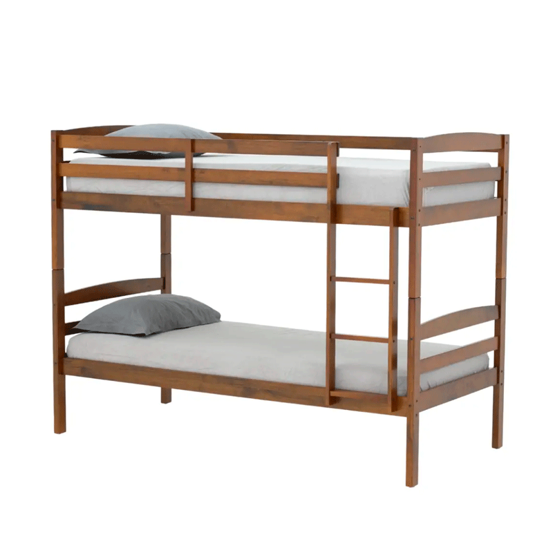 [33520] 33520 WOODEN BUNK BED OAK COSMOSC  910x1910MM