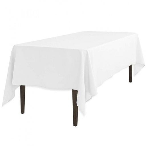 [33617] 33617 TABLE CLOTH 130X130 CM PLAIN WHITE CANASIN