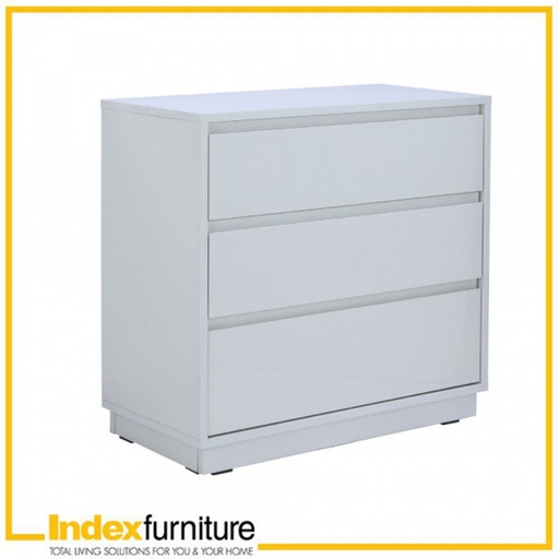 [42300] 42300 HAZE CHEST 3 DRAWERS 80CM LGY 80X39.7X75CM