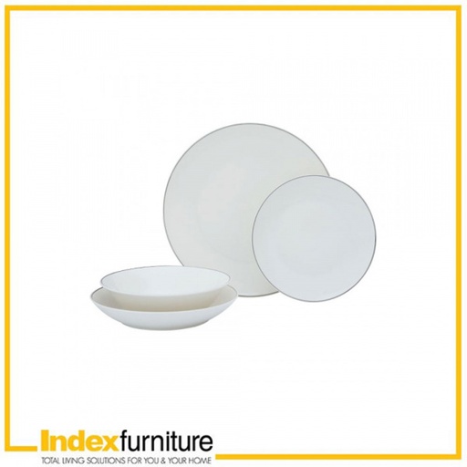 [42368] 42368 WELLIA DINNERWARE 16 PCS/SET XX CM WT/SV