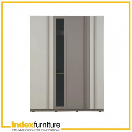 [42463] 42463 MUNICH 4 DOOR WARDROBE OT/SS 160X61.3X210CM