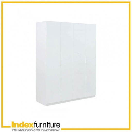 [42473] 42473 MELODIAN 4 DOORS WARDROBE WT 160X58.8X210CM