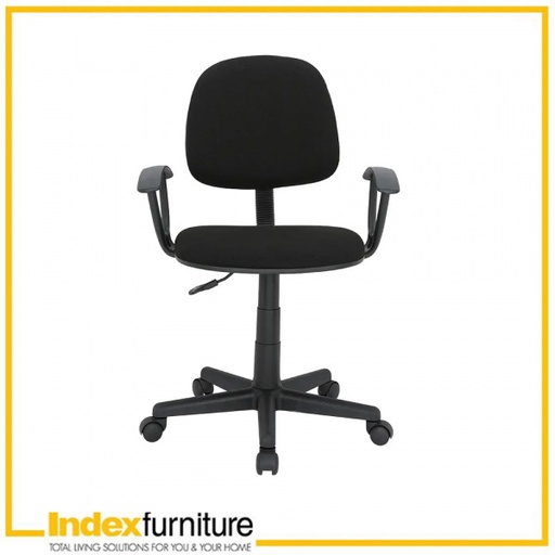 [42515] 42515 STEVE OFFICE CHAIR BK, 61X58X83.5CM