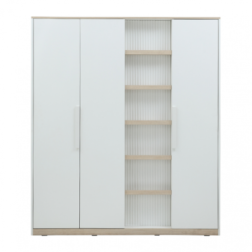 [42530] 42530 MINIMAL WARDROBE 4DR WT/LO15, 180X59.7X21