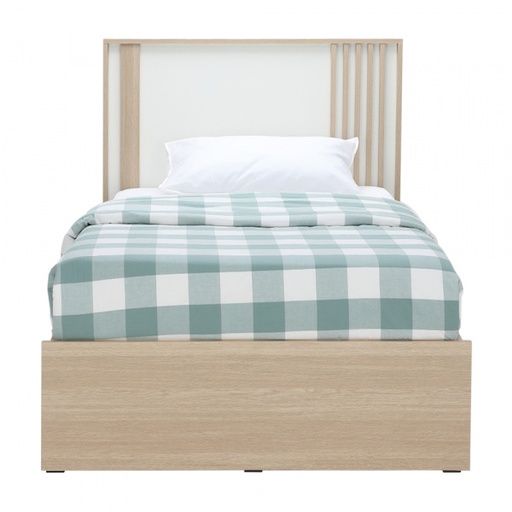 [42544] 42544 VARA BED 3.5FT L015/WT, 118.2X207X110CM