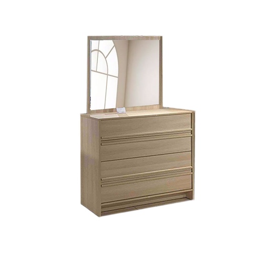 [61024] 61024 DRESNG TABLE WITH MIRROR 4DRAWER SGY DT054 KATHULT COLD