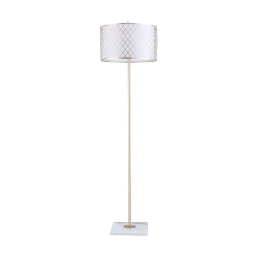 [61119] 61119 AVIANNA FLOOR LAMP D39XH149CM. WT/GD    