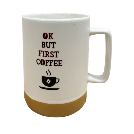 [61165] 61165 MARIONA MUG 400ML WT/BE               