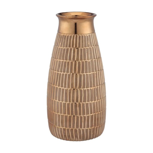 [61183] 61183 KAELENE TABLE VASE 11" BZ               