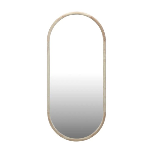 [61190] 61190 COCO OVAL WALL MIRROR 55X121 NT         