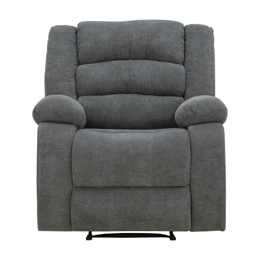 [42447] 42447 JAYDEN FABRIC MANUAL RECLINER 1/S GY 