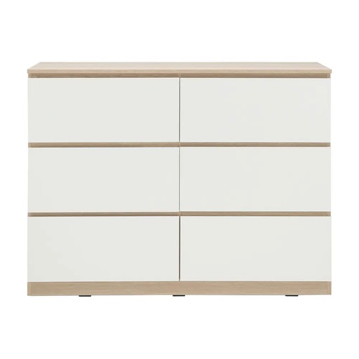 [40404] 40404 VOW-P CHEST OF 6 DRAWERS LO15/WT 