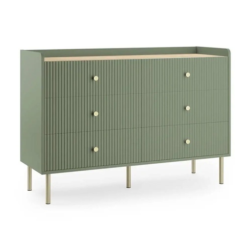 [40409] 40409 SEOUL CHEST OF 6 DRAWERS 120 CM GN 
