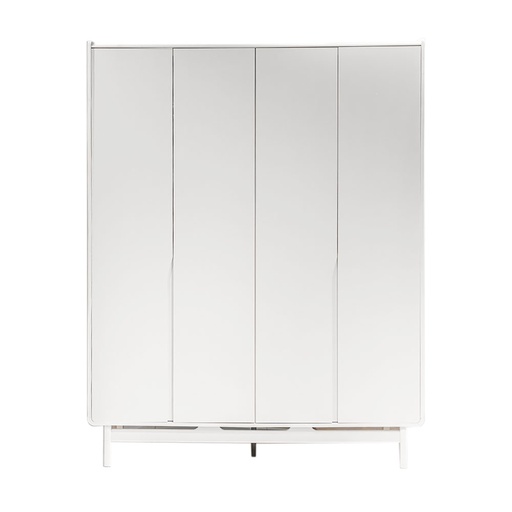 [63543] 63543 WARDROBE 4DOOR WHITE BR18 WR1809DMS-WH 