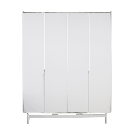 [63543] 63543 WARDROBE 4DOOR WHITE BR18 WR1809DMS-WH 