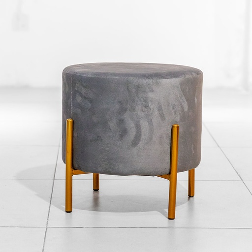 [63570] 63570 STOOL GREY FABRIC OC-014 